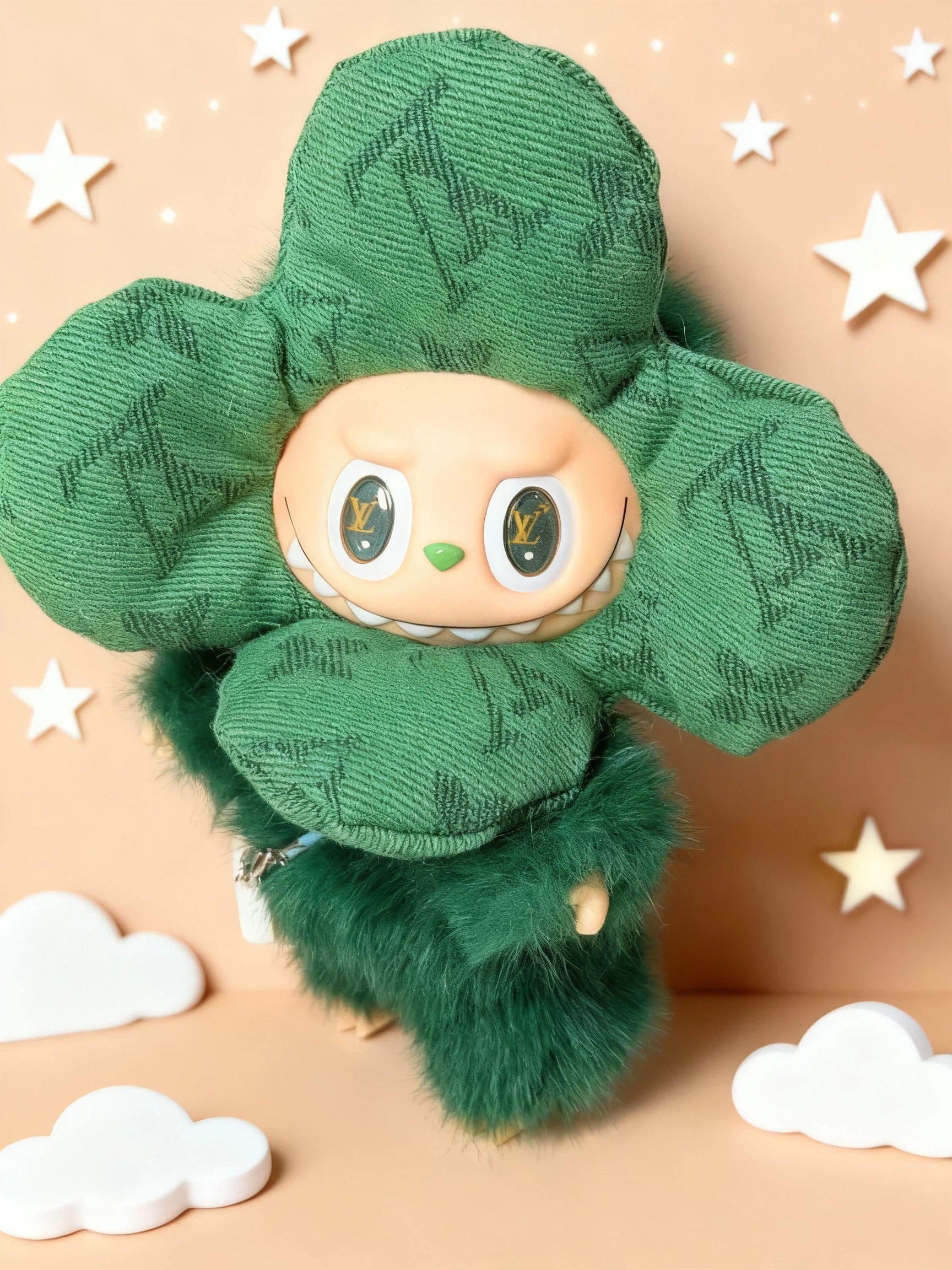 Handmade Doll Louis Green