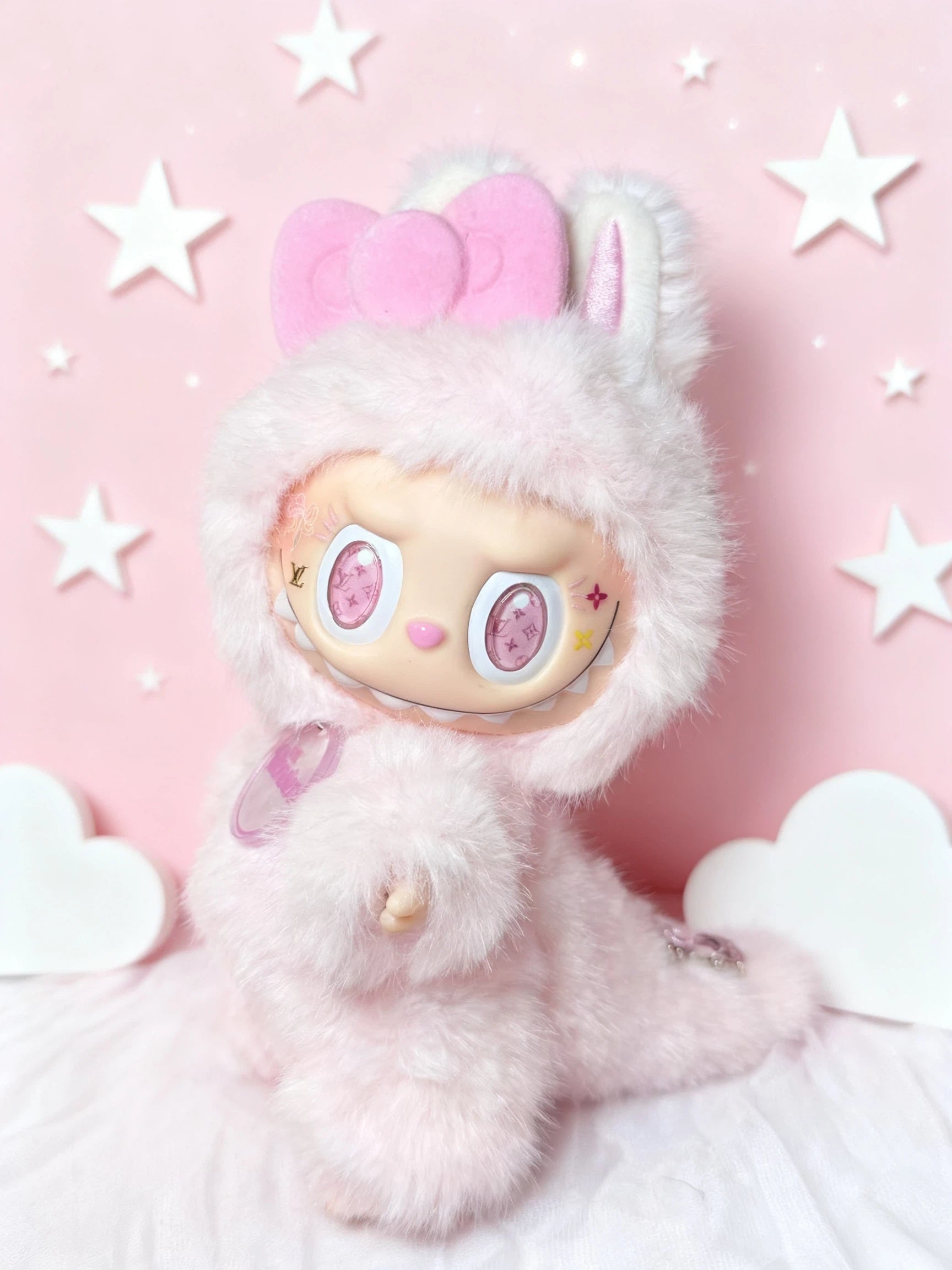 Handmade Doll Louis Pink Angle