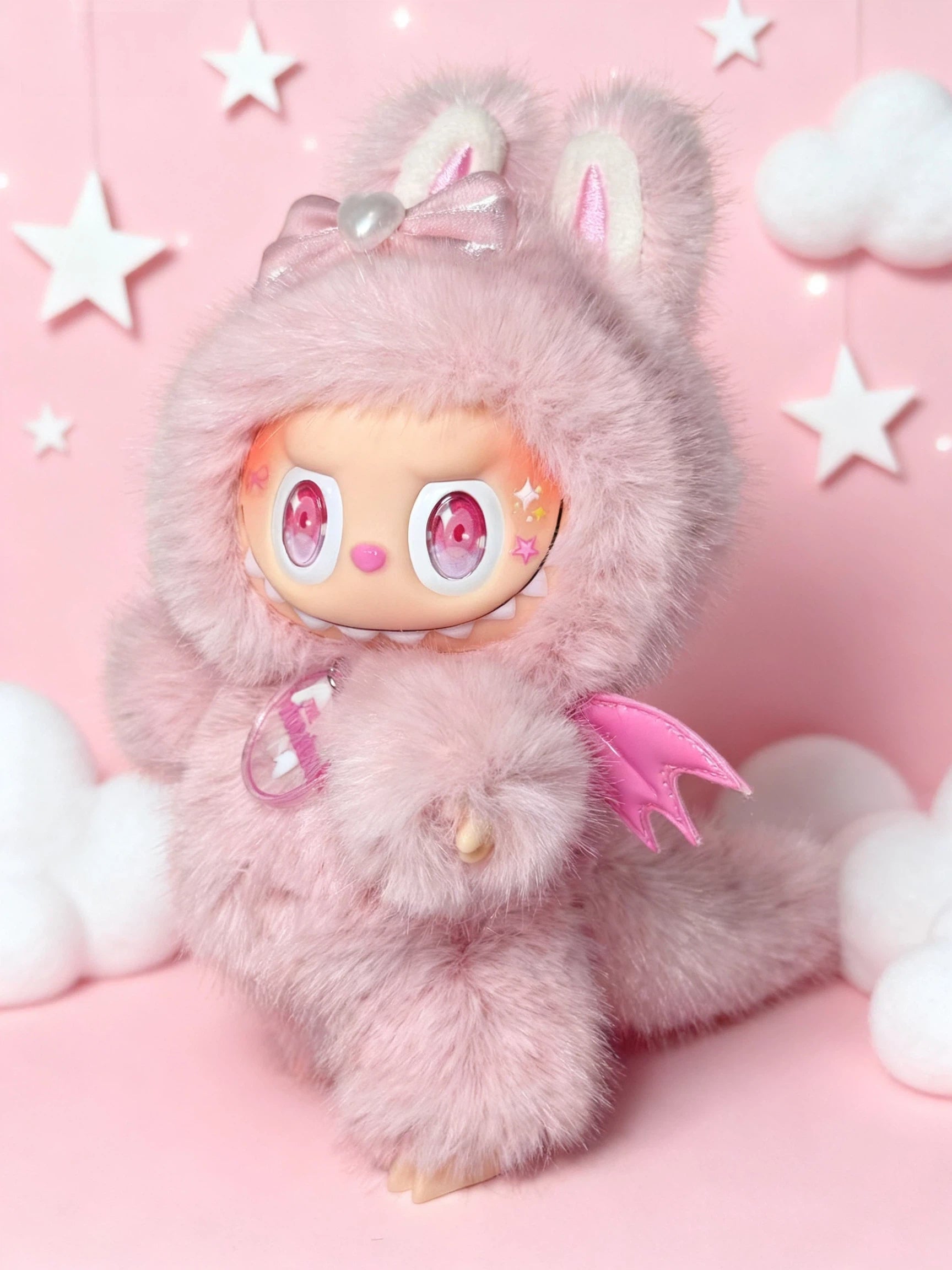 Handmade Doll Peach Pink Zimomo