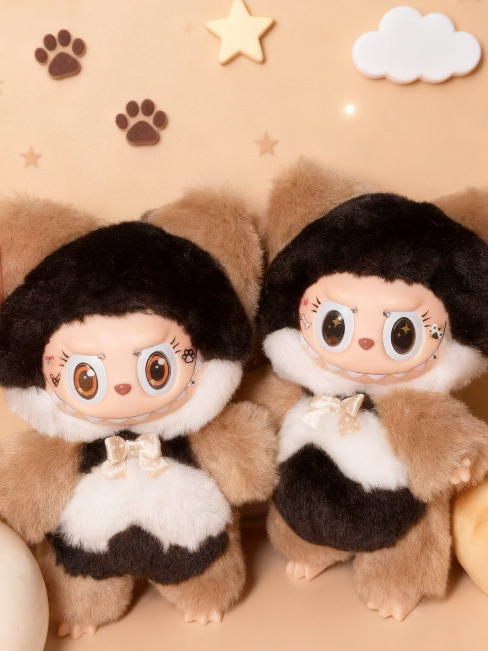 Handmade Doll Calico Dog