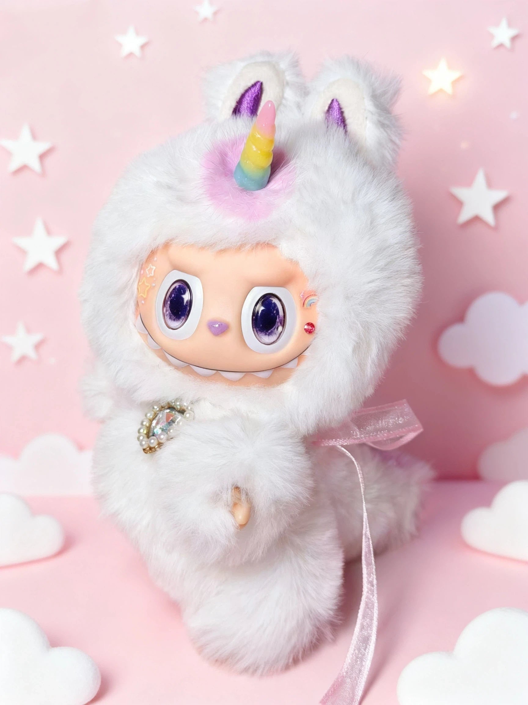 Handmade Doll Rainbow Unicorn