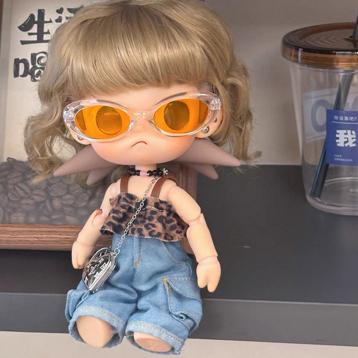 Doll Clothes Leopard set