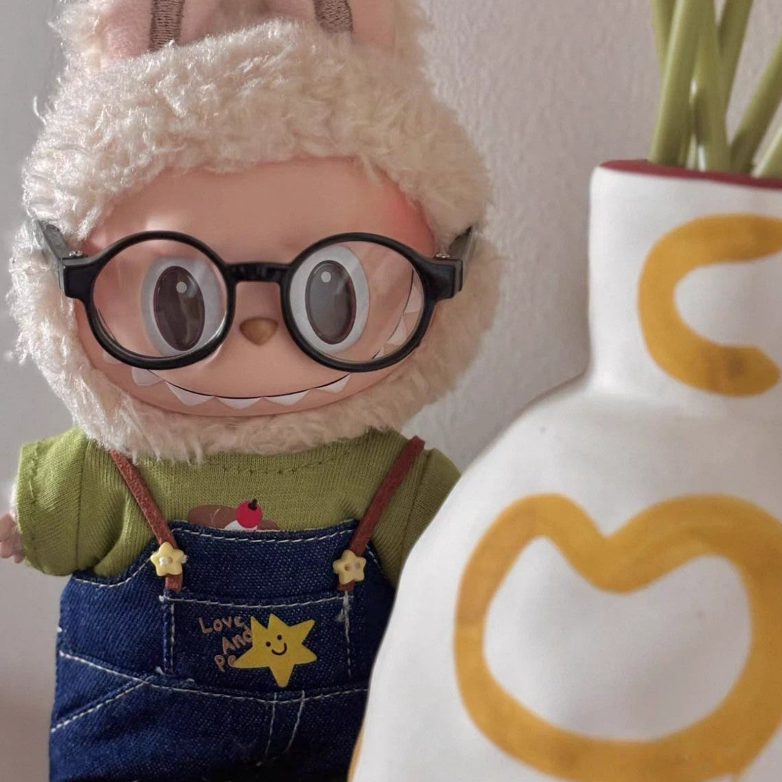 Doll Clothes Apple overalls