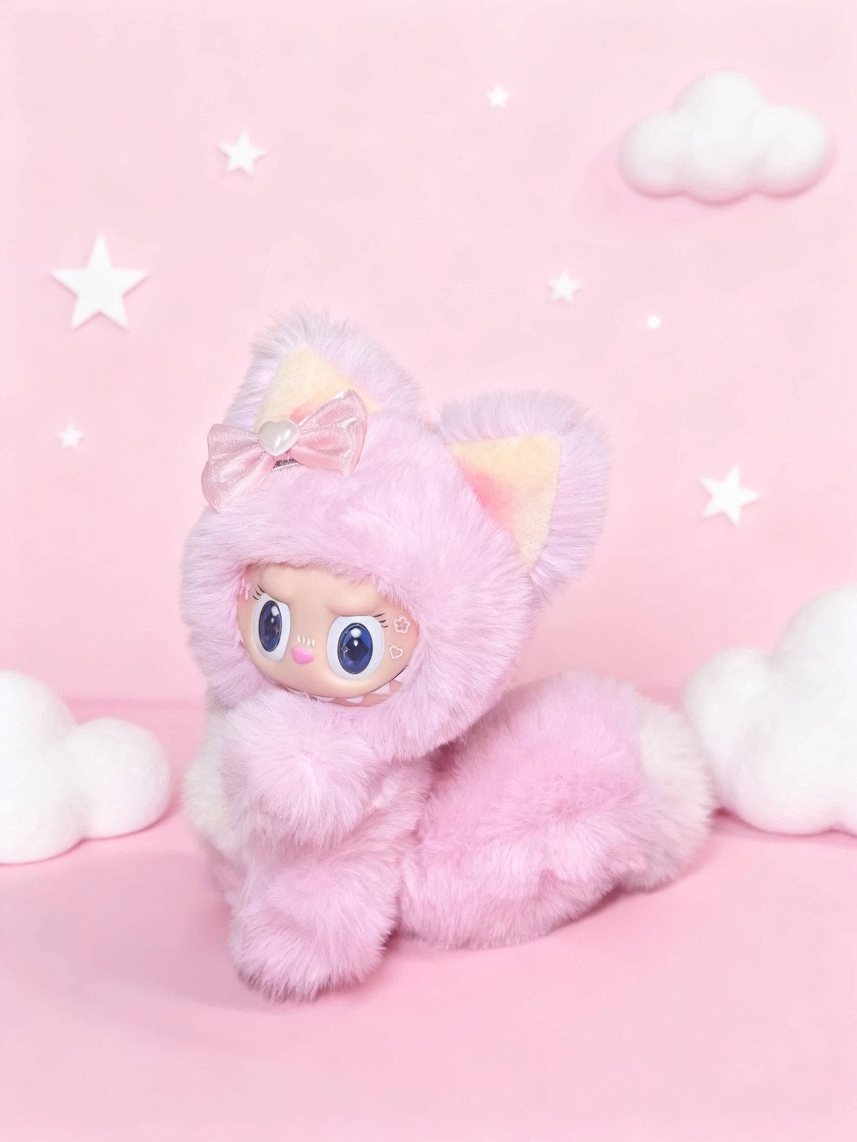 Handmade Doll Pink Fox