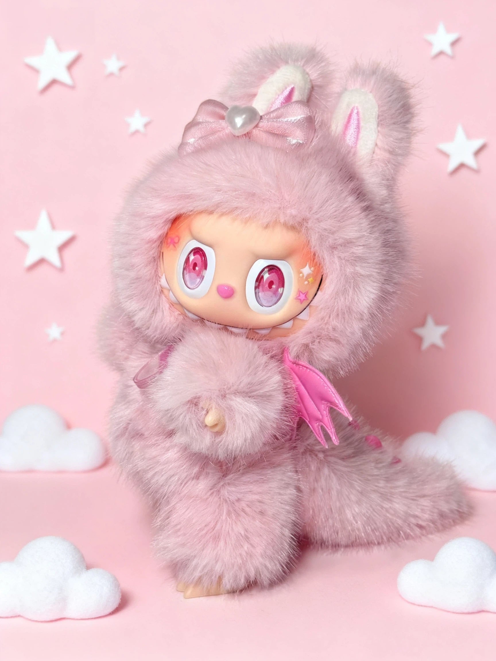Handmade Doll Peach Pink Zimomo