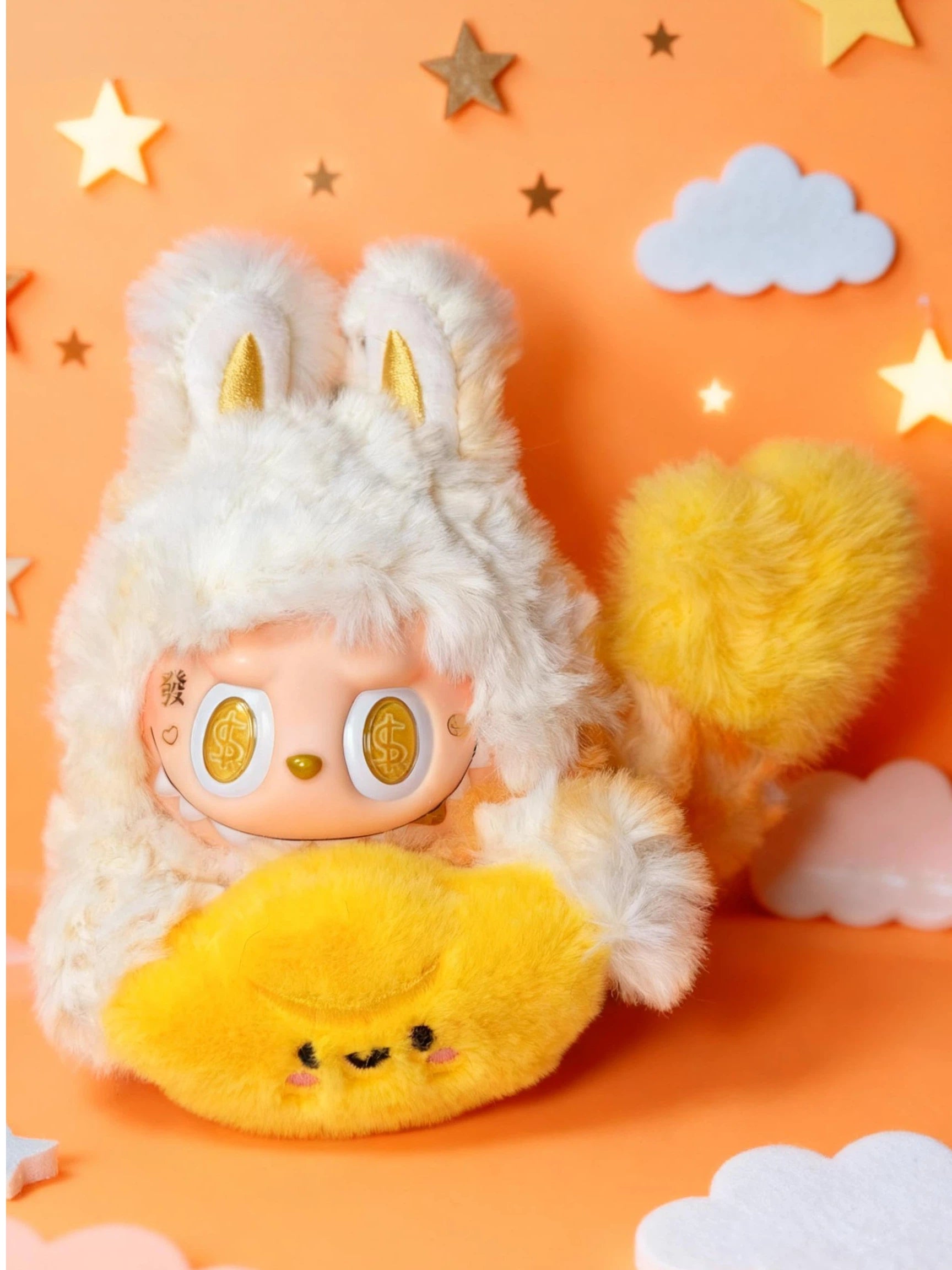 Handmade Doll Golden Pouch Fried Shrimp