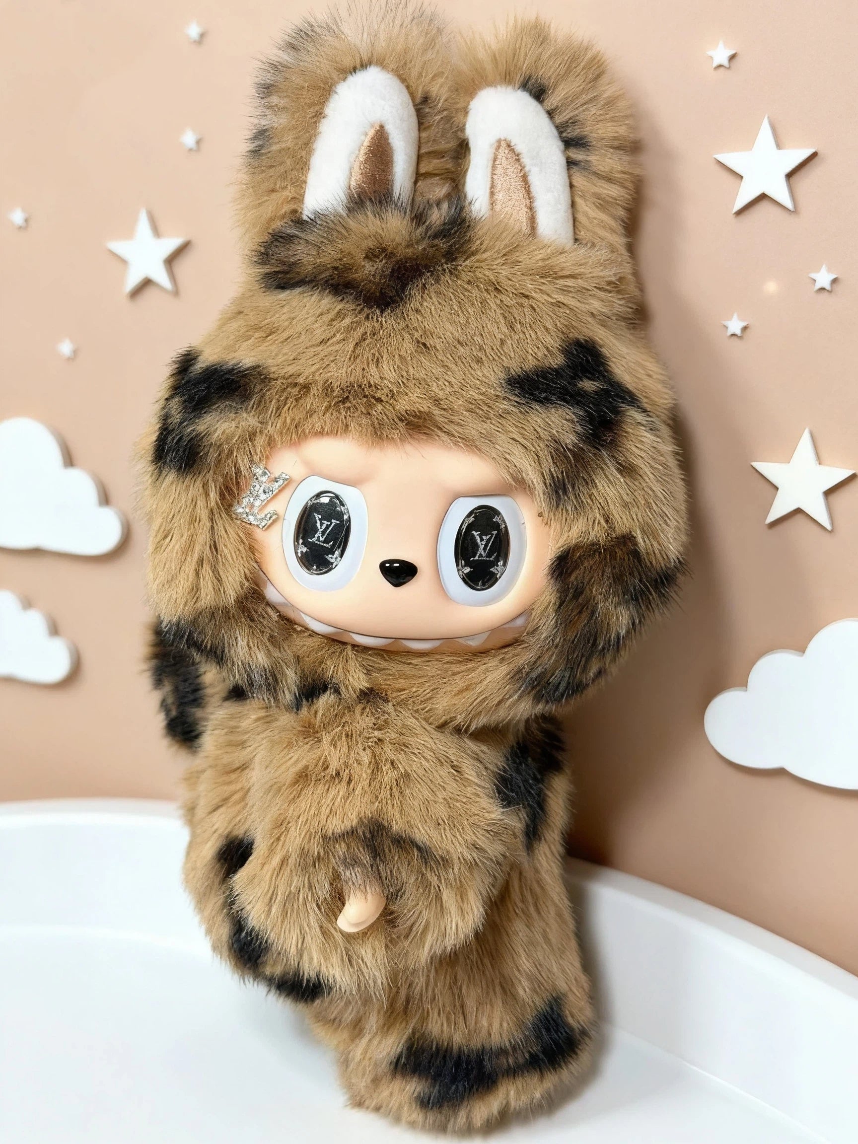 Handmade Doll Louis Brown Print