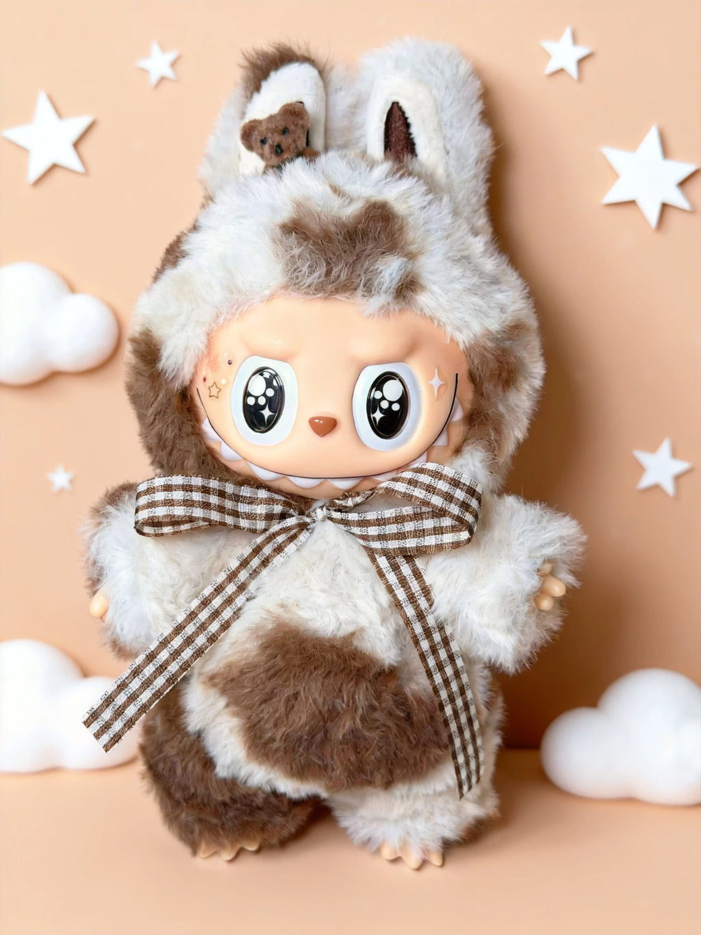 Handmade Doll Brown Cow