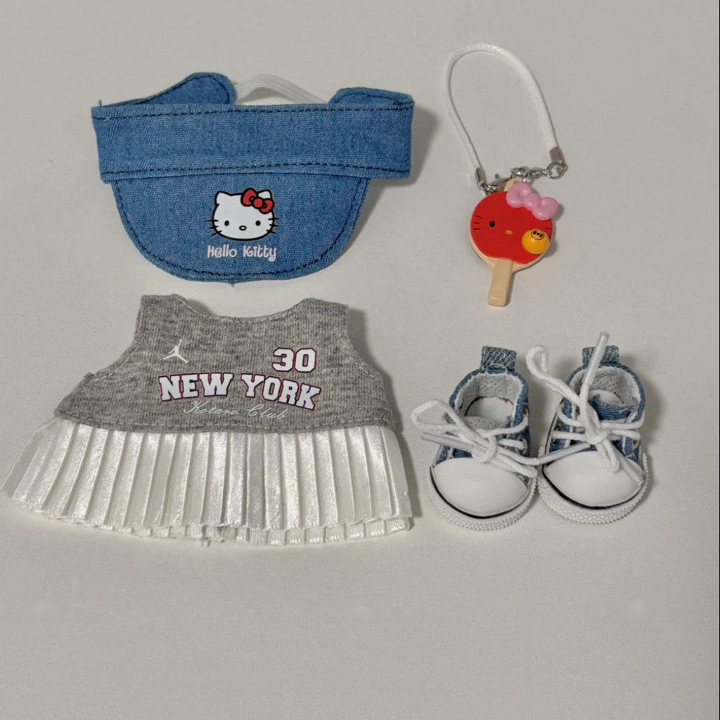 Doll Clothes KT Gray Dress