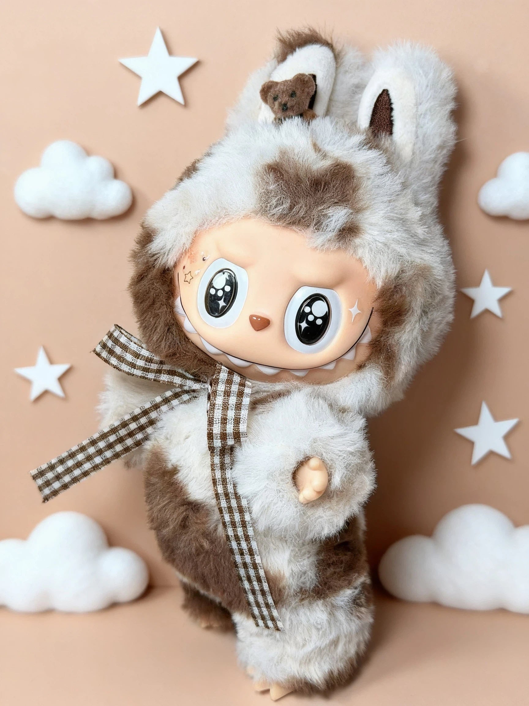 Handmade Doll Brown Cow