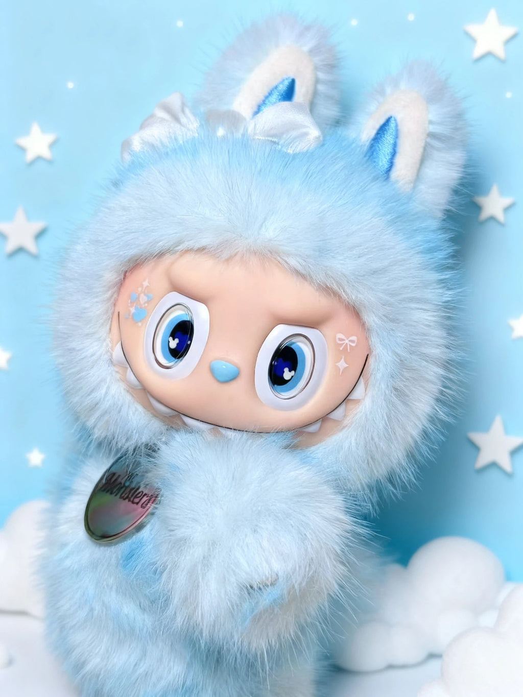 Handmade Doll Blue Tips Zimomo