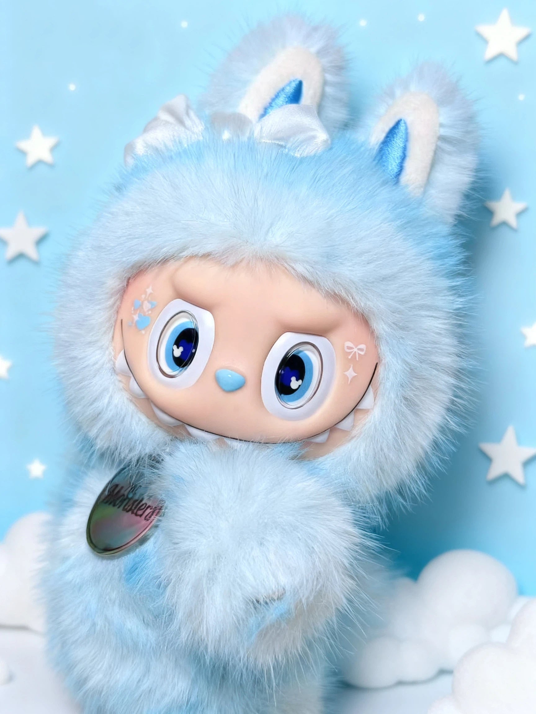 Handmade Doll Blue Tips Zimomo