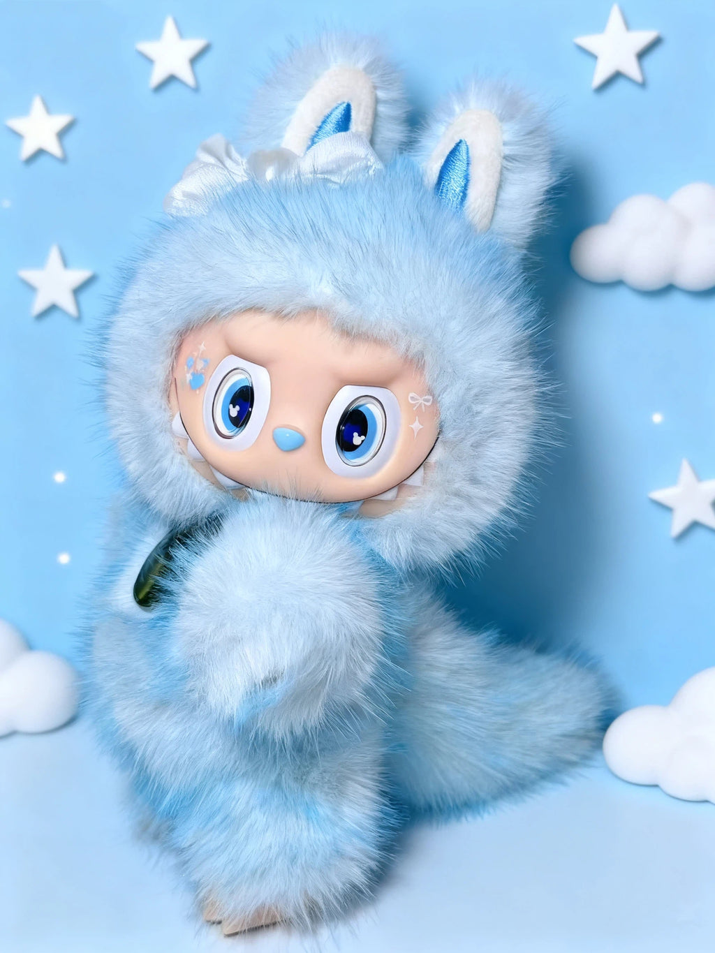 Handmade Doll Blue Tips Zimomo