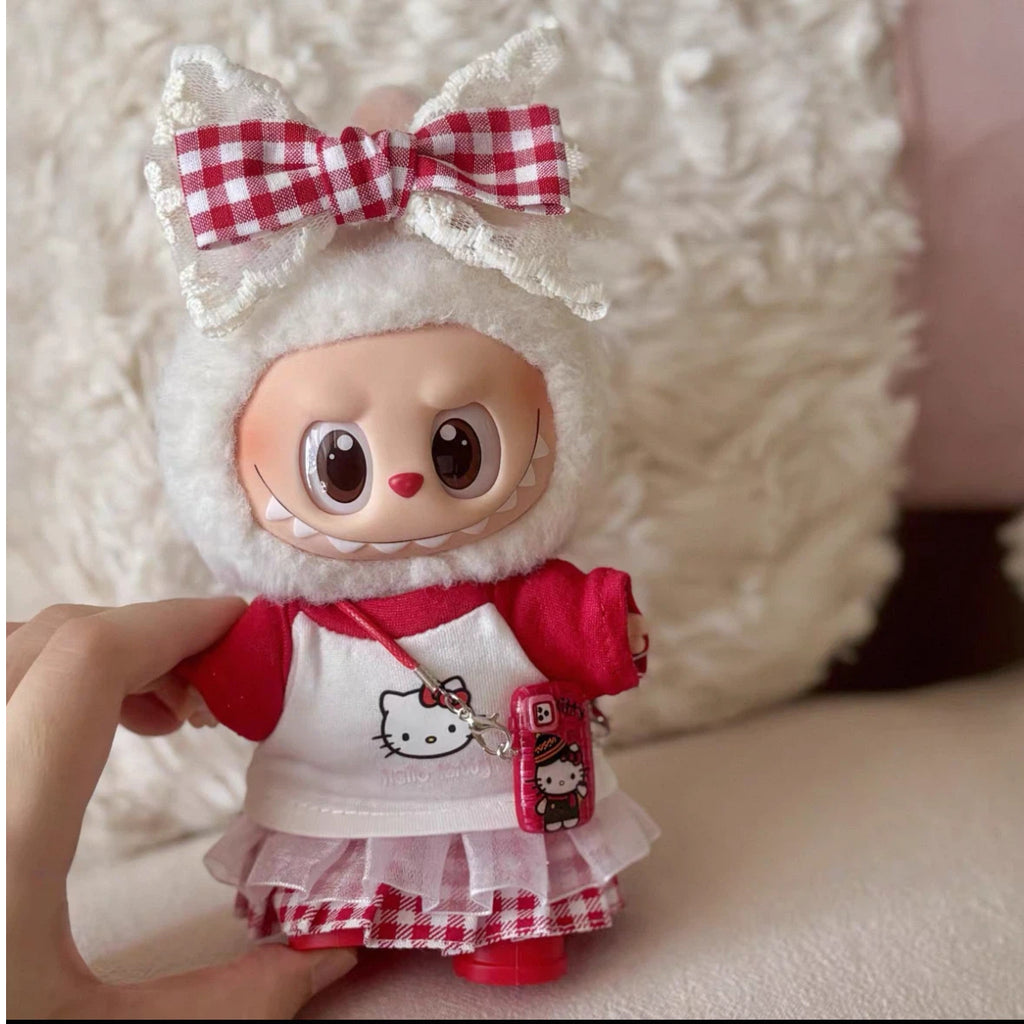 Doll Clothes Red KT Dress