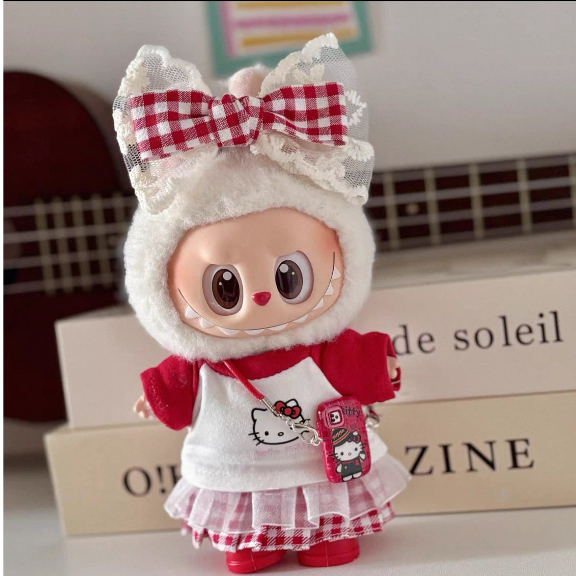 Doll Clothes Red KT Dress