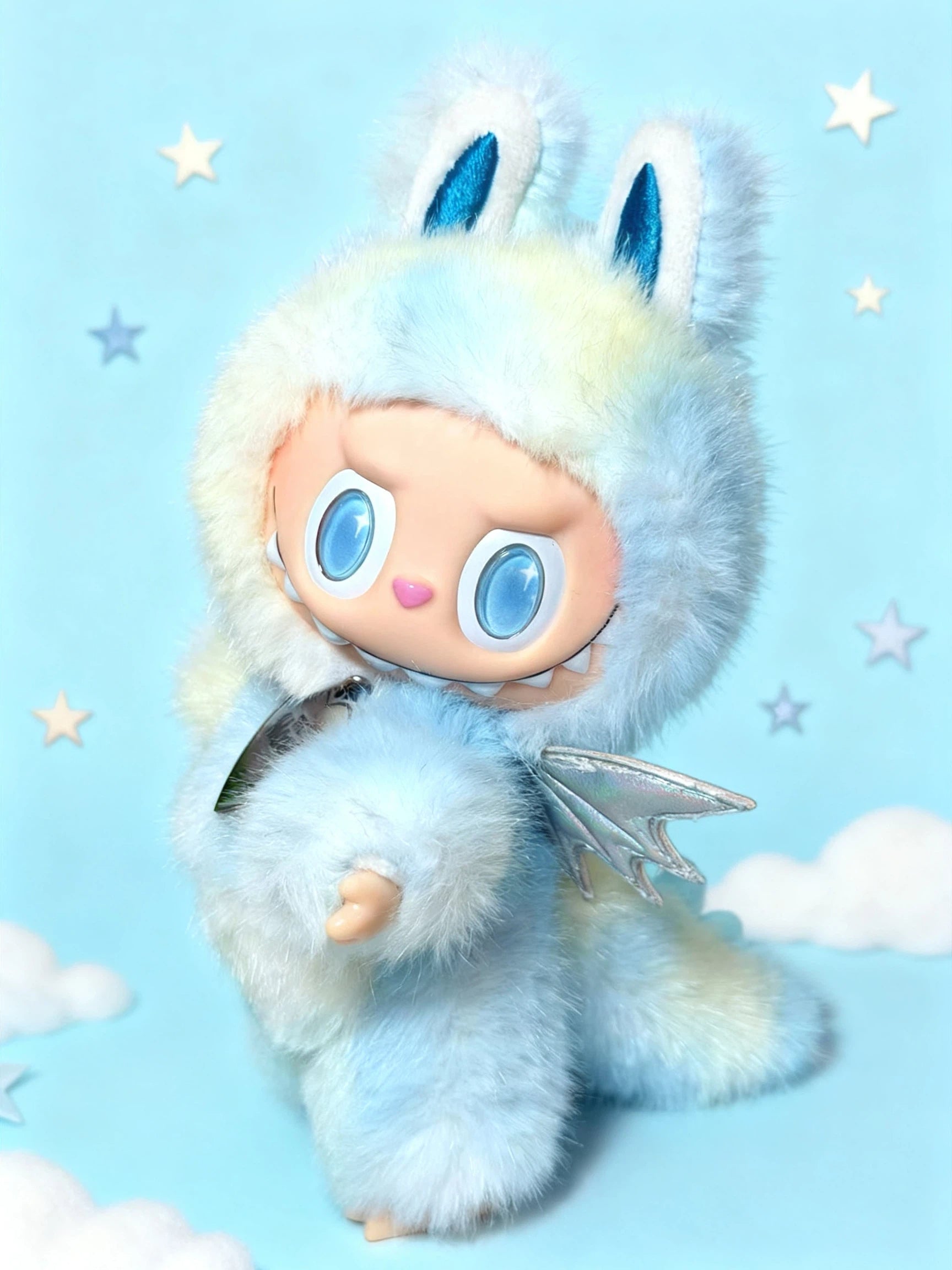 Handmade Doll Blue Tie-Dye Zimomo