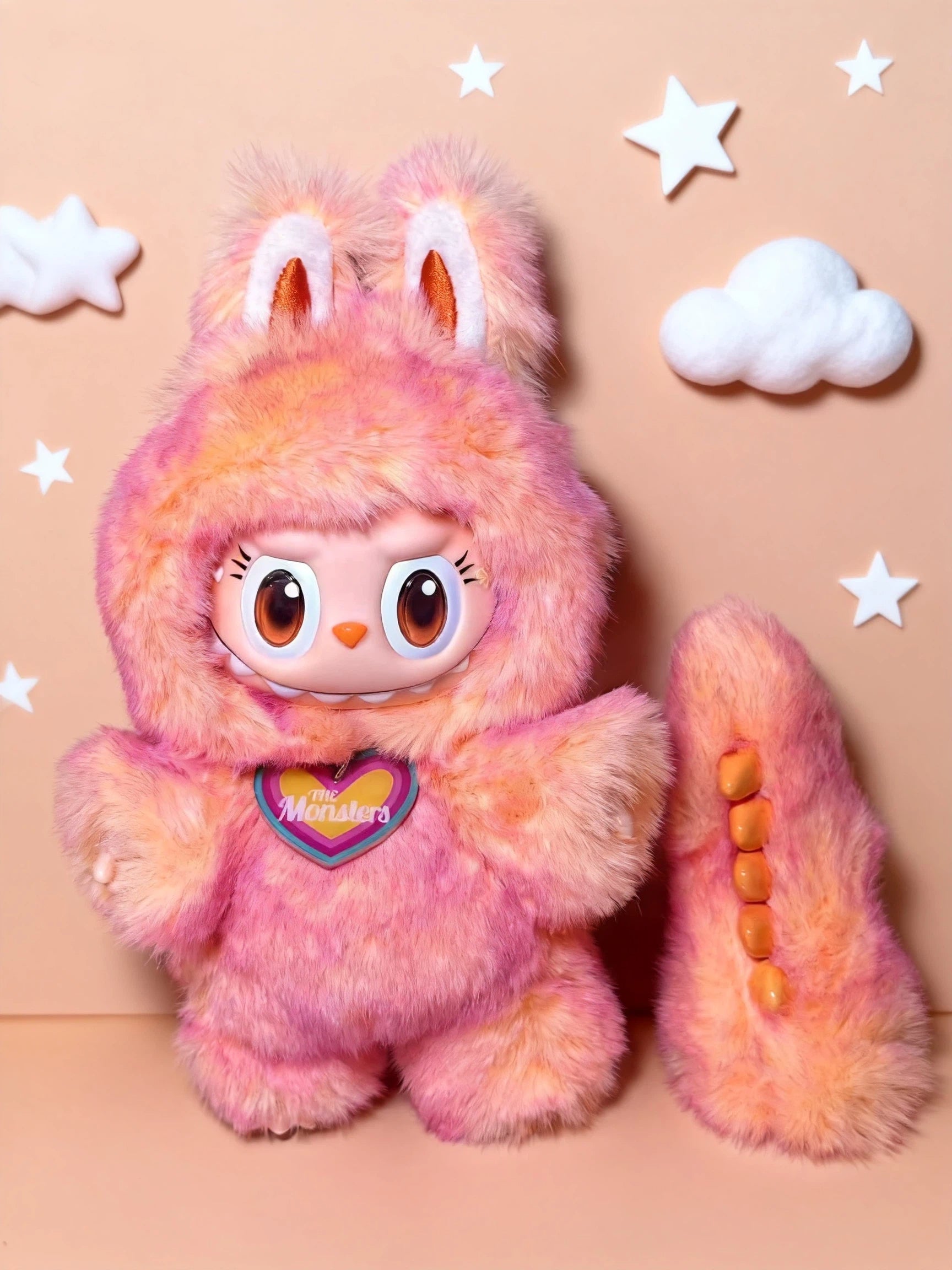 Handmade Doll Dragon Fruit (magnetic tail)