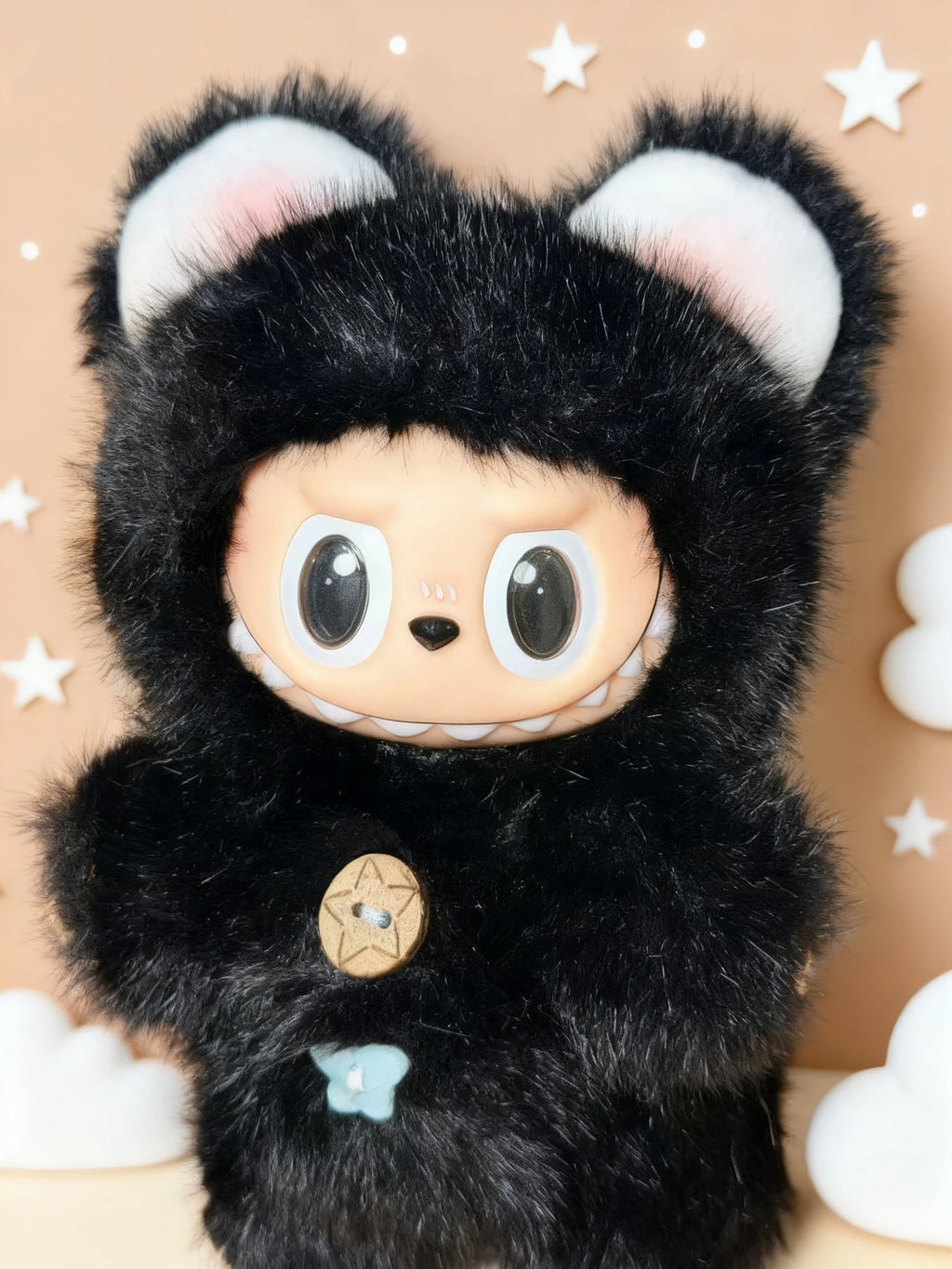 Handmade Doll Black Bear