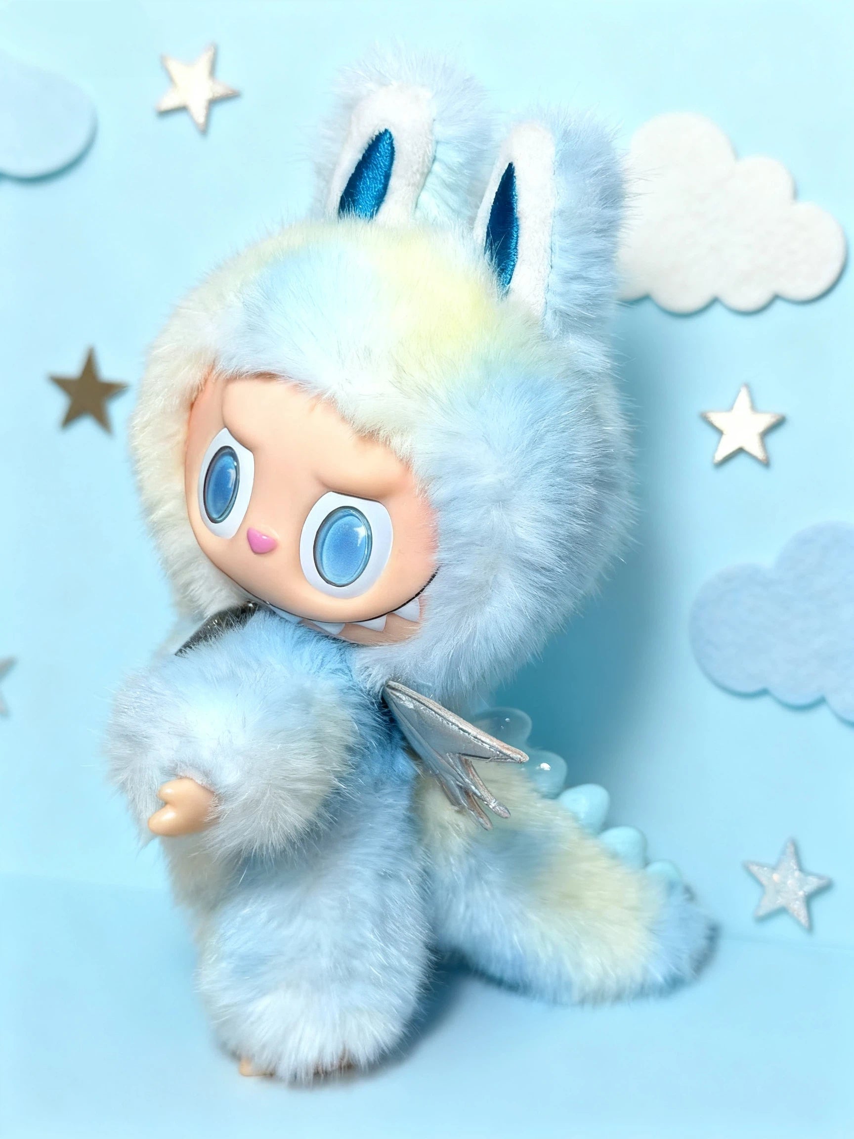 Handmade Doll Blue Tie-Dye Zimomo