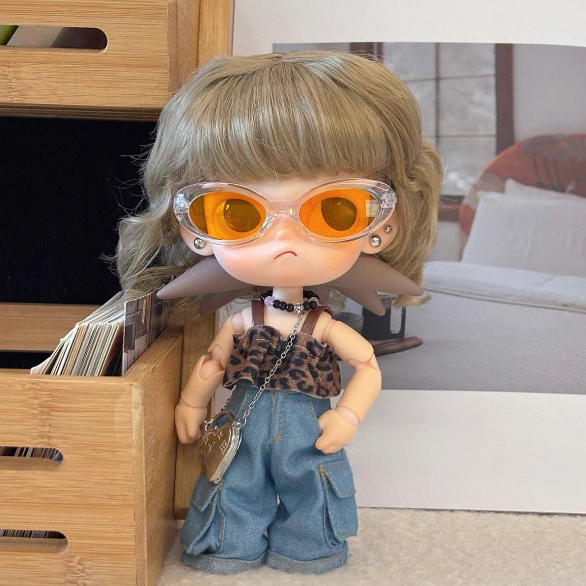 Doll Clothes Leopard set