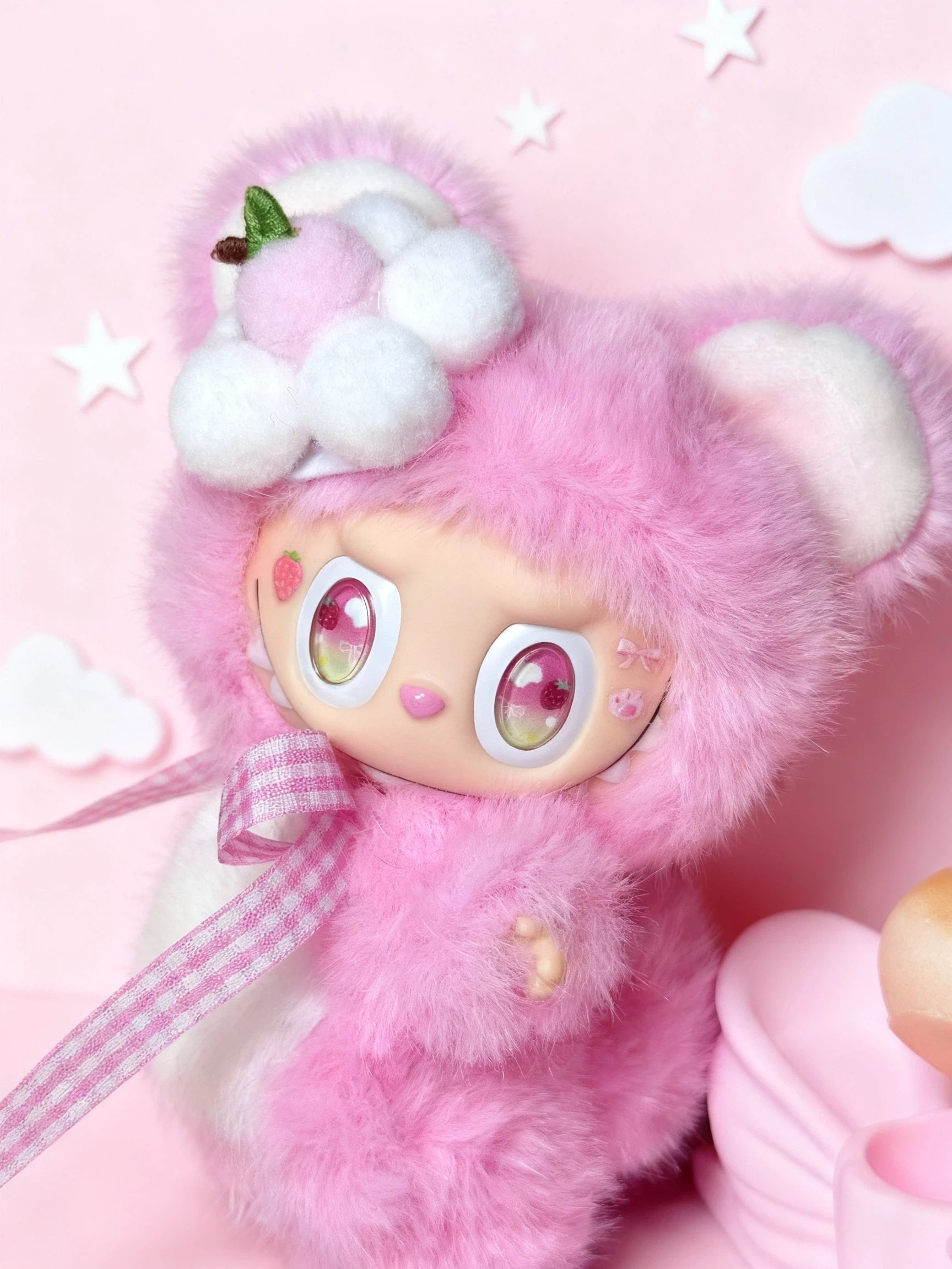 Handmade Doll Pink Bear