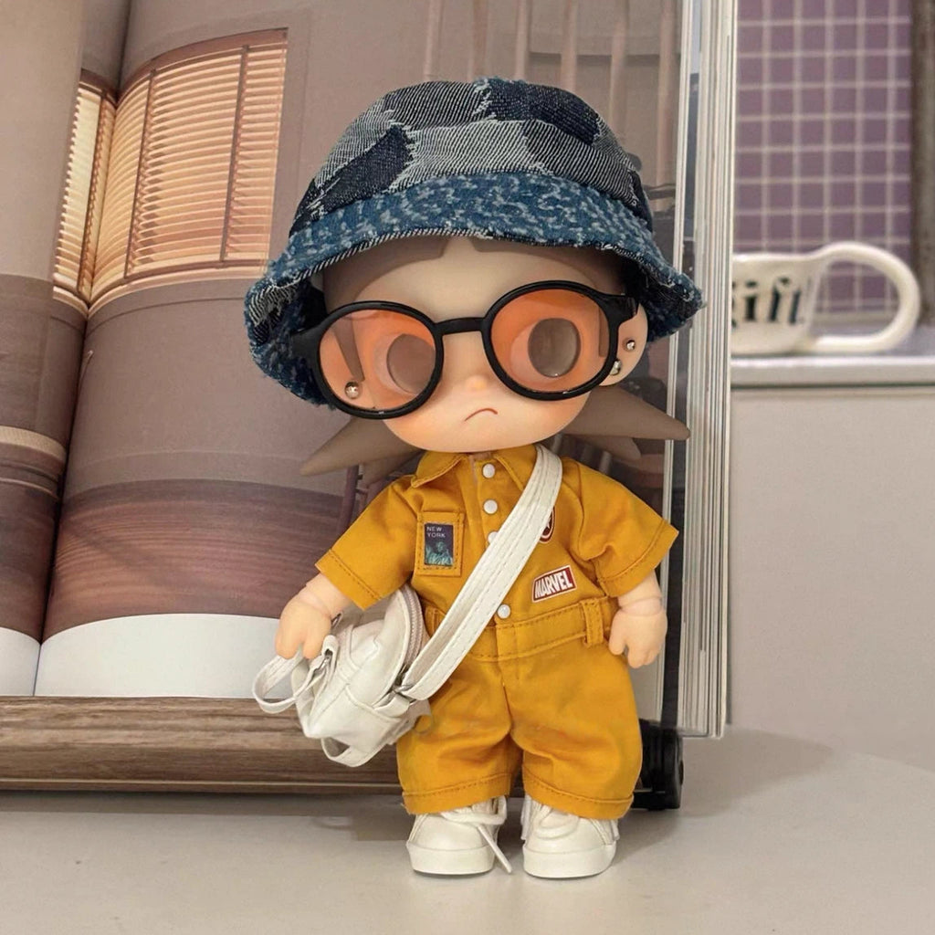 Doll Clothes yellow jumpsuit set