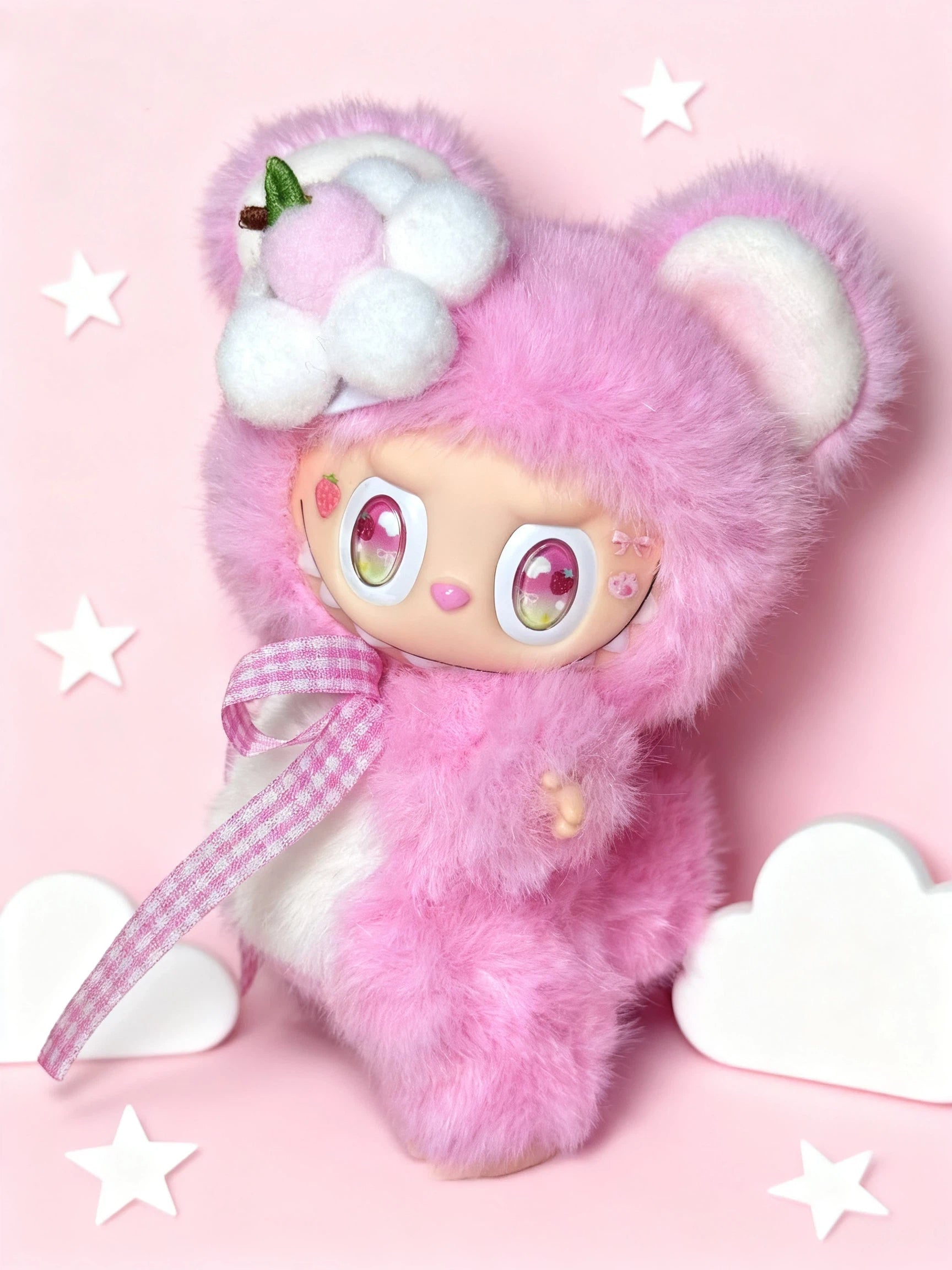 Handmade Doll Pink Bear