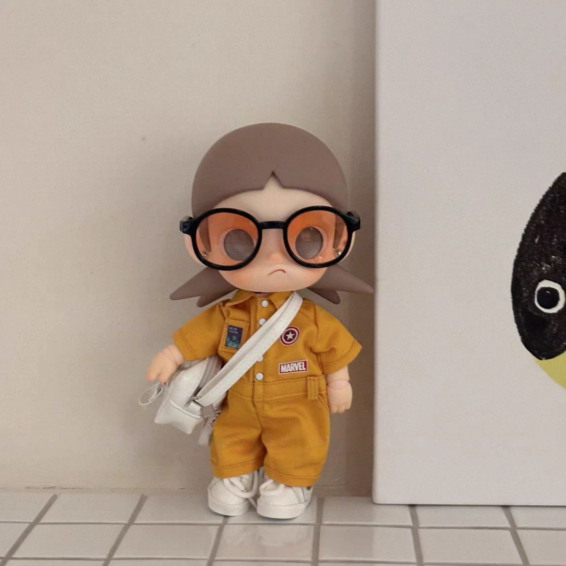 Doll Clothes yellow jumpsuit set