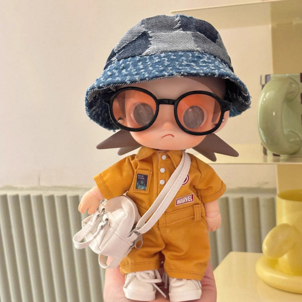 Doll Clothes yellow jumpsuit set